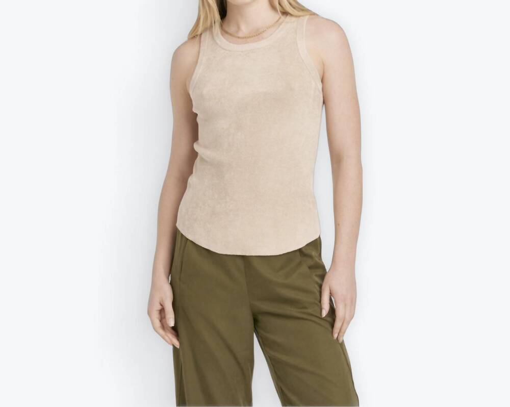 NEW ANOTHER LOVE cabin bound tank top in beige